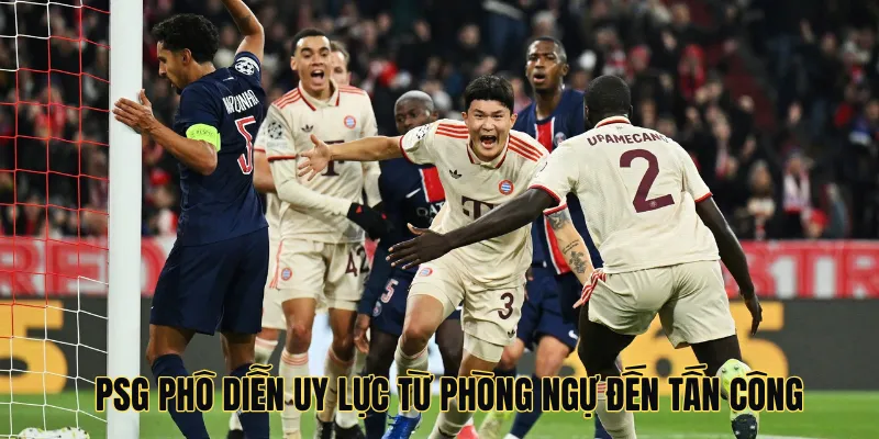 PSG phô diễn uy lực từ phòng ngự đến tấn công
